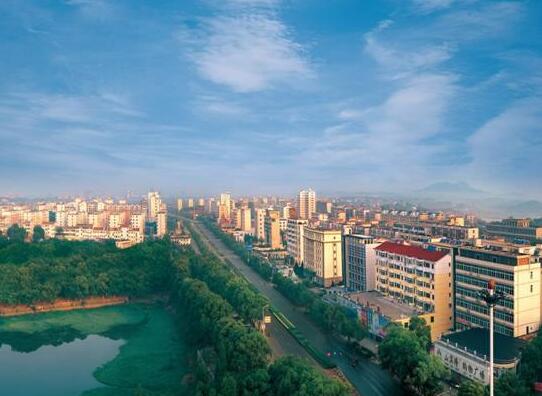 九江市共青城市风景图